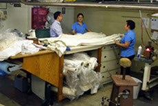 drapery workroom cleaning drapes